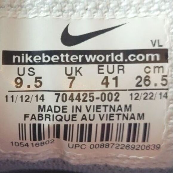 Nike Golf Womens Size 9.5 LUNARLON Gray Suede Pink Swoosh Shoes 704425-002 - Picture 9 of 9